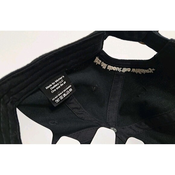 Michter's Whiskey Distillery Black Strapback Adjustable Cap Hat - Picture 6 of 6